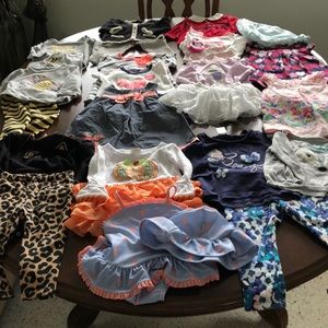 Girls 6-12 mos clothes bundle